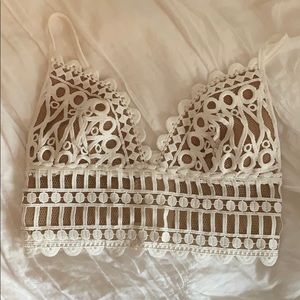 Crochet Bralette Crop Top
